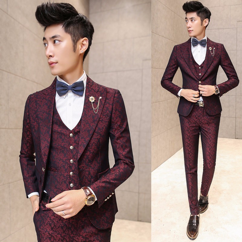 Mens Acquista All'ingrosso Uomo Uomini Abiti Vestito Bordeaux YRYqBfwTr