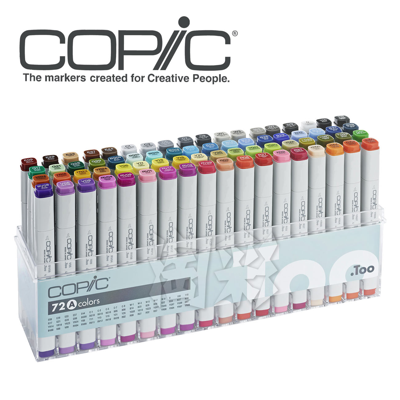 Alcohol 72A/72B/72C Colors Copic Markers , Informs Copic Marker