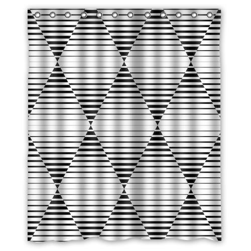 Black and white font b chequered b font custom Shower Curtain Bathroom decor fashion design Free