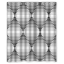 Black and white font b chequered b font custom Shower Curtain Bathroom decor fashion design Free