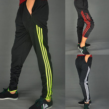 21 Clubs Fit Well Men Soccer Pants Football Leg Elastic Training Sports Trouser Sportwear Gym Jog