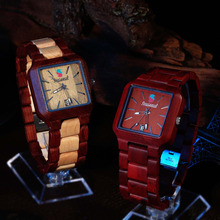 Fashion Seasonal Mens Wooden Watches Brand Luxury Watch 2016 Newest Japan Movement Zebra Wood Men Big Wristwatches with Giftbox