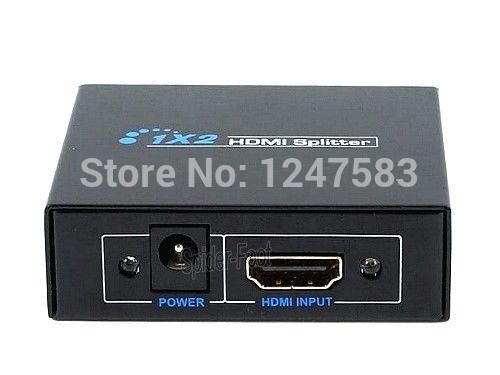 1 . / lot 1 x 2  HDMI Splitter 1  2     1080 p HD 3D