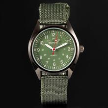 2015 caliente nueva moda relojes de cuarzo correa de lona Fabric soldado militar para hombre hombres reloj Casual