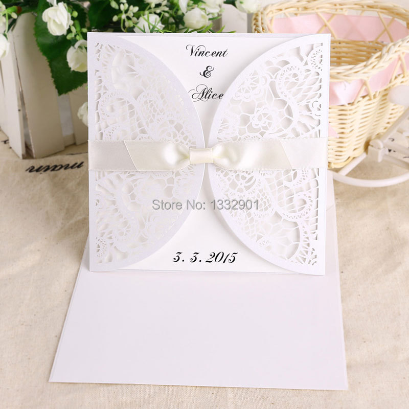 Diy wedding invitations gatefold