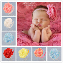 NEW Baby Girls Floral Headband big peony Flower Hairband Infant Hair Weave Band kids Accessories Christmas Gifts wholesale Stock