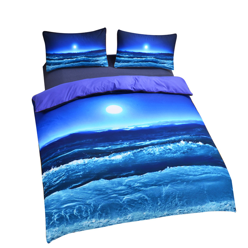 Beddingoutlet Cheap Moon And Ocean Bedding Set Cool 3d Print Duvet