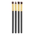 4pcs set Professional Eye brushes set eyeshadow Foundation Mascara Blending Pencil brush Makeup tool Cosmetic Black
