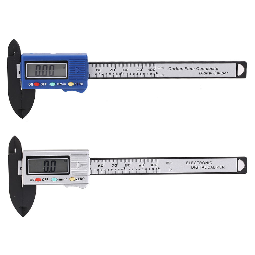 100mm LCD Digital Vernier Caliper Micrometer Measure Tool Gauge Ruler