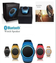 B20 Bluetooth Sport Speaker Stylish Watch Design Portable Super Bass Outdoor Speakers Wrist Bracelete With Built-in Microphone