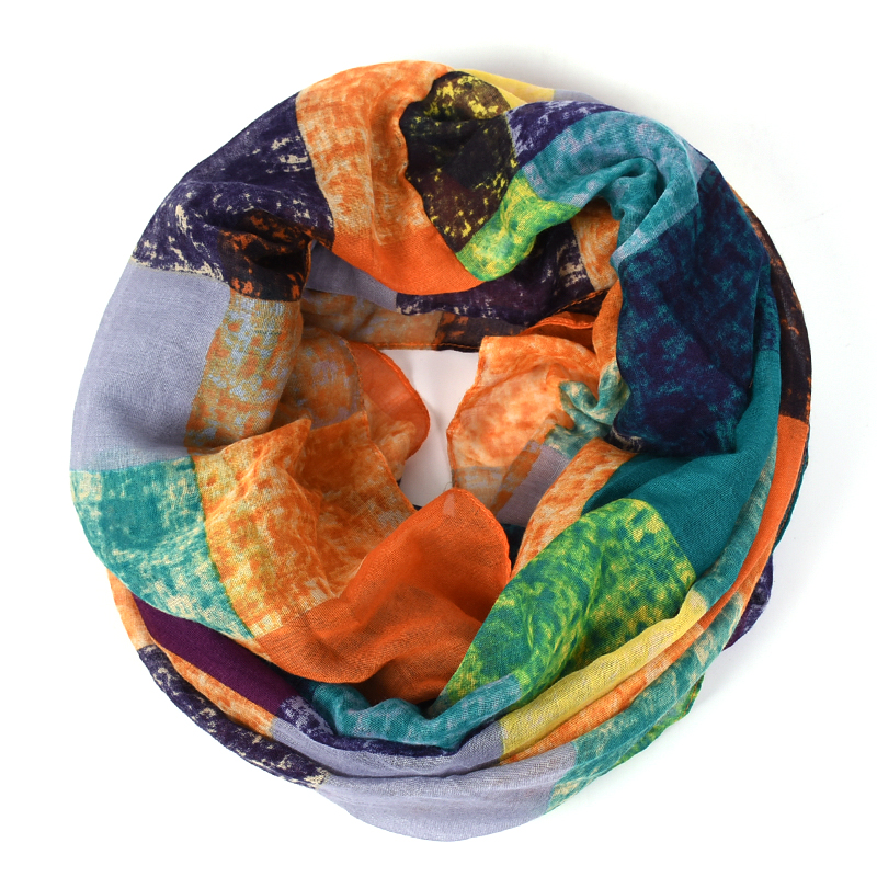 plaid infinity scarf women schal bandana Graffiti hijab cachecol feminino font b tartan b font foulard