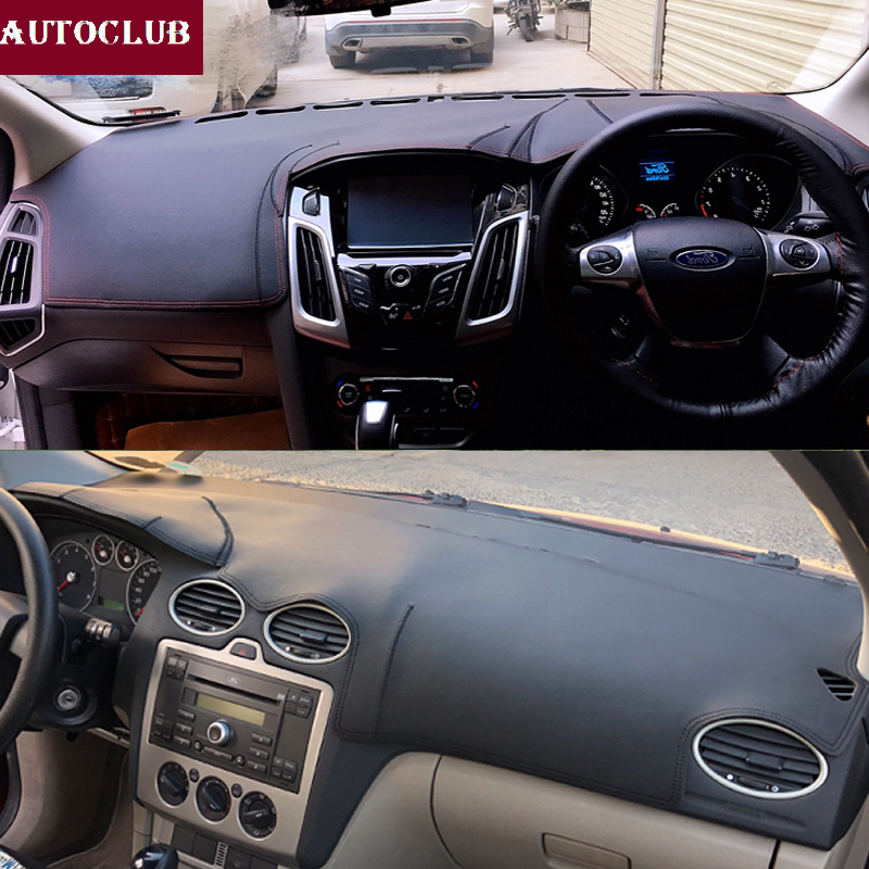 AutoTech Zone Dashboard Protector Dash Mat Sun Cover for 2012-2018 Ford Focus Reduce Hazardous Windshield Glare