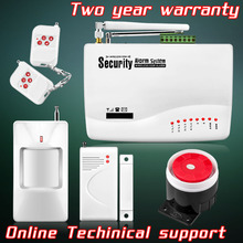 Wireless GSM Alarm System For Home security System with PIR/Door Sensor 850/900/1800/1900MHz Dual Antenna Two Year Warranty