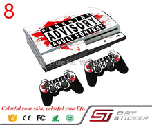 Most Popular Products Vinyl Skin Sticker Protector For Sony PS3 Fat For PlayStation 3 Skins Stickers