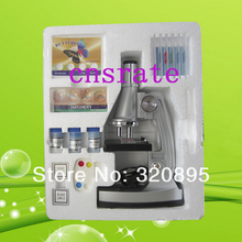 2014 NEW Birthday Gift 100x 400x 900x Educational Illuminated LED Student Toy Children Microscope for Kids