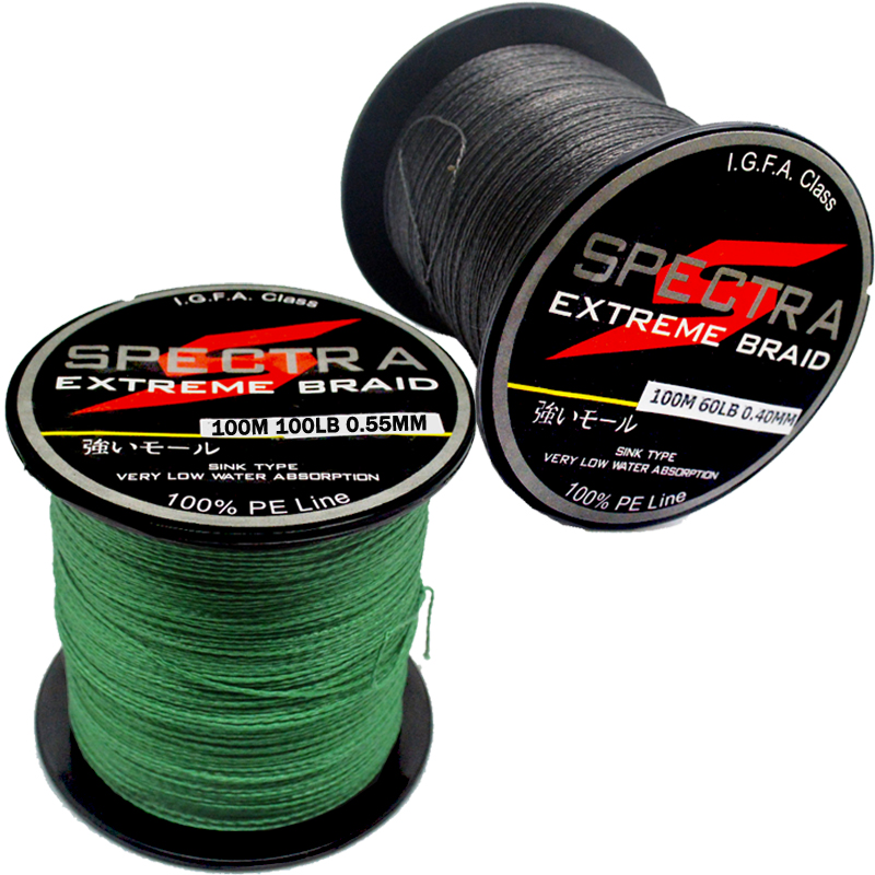 Buy SPECTRA 100M Fishing Line Multifilament PE Braided