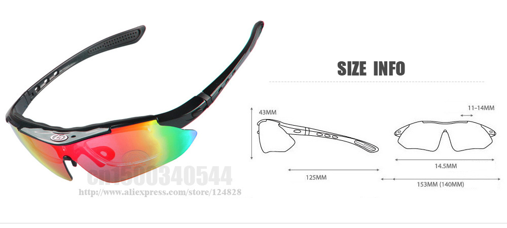 2015 Men Women Cycling Glasses Polarized UV400 Sports Sunglasses Ski