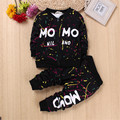 Kids Clothing Sets New Fashion Baby Boys Girls Christmas Tracksuit Set Long Sleeve Children Outfits Letter