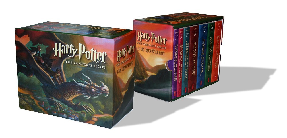 Harry Potter 1-7 complete set hardcover books with jackets Harry Potter 1-7 complete set hardcover books with jackets