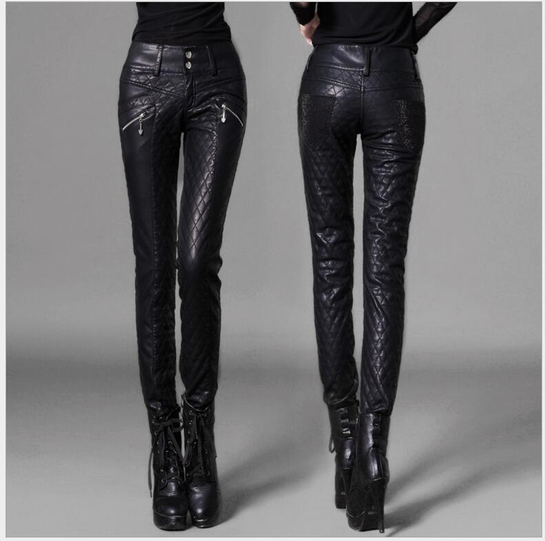 tall leather pants