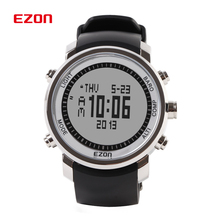 Marca de fábrica superior EZON relojes digitales hombres senderismo escalada de montaña impermeable reloj deportivo altímetro brújula barómetro / H506