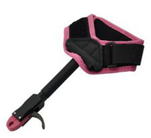 Hunting Archery Durable Metal & Strength Saving,Pink Bow and Arrows Release for Outdoor Compound Bow