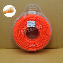 0.120 ‘ 3.0 mm diamemter herramientas herramientas de giro Square Garden de hierba línea Color naranja tarjeta de la ampolla embalaje