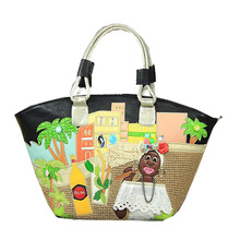 Braccialini style Italy Design Women Handbag with retro splicing messenger bag Tottyblu