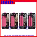 For iPhone 5 5G 5S Like For iphone 6 6G full Housing Assembly Back Battery Cover