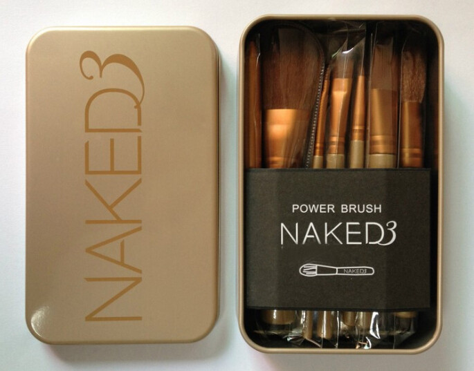 12pcs set NAKED3 Power brush URBAN makeup brushes nake 3 Professional make up brush kit maquiagem