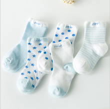 5Pairs/Lot 2016 New arrival kid’s children socks cotton socks candy male female cotton baby boy and girls socks