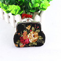 Hot New Floral Print Wallet Women Lady Retro Vintage Flower Small Wallet Hasp Purse Clutch Bag