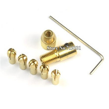 1 Unidades Micro pequeño pasador de vicio DRILL CHUCK SET 5 pinzas holder 0.5 – 3.0 mm reparadores formar de la herramienta del relojero