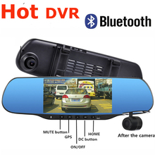 5.0″ Touch Android Rearview mirror Car DVR Bluetooth WiFi FM FHD 1080P dash camera parking video recorder Navitel or Europe map