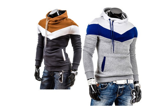 Free shipping Wholesale New 2014 Spring Mens Fleece Hoodies Hit Color Design For Men Sport Dress Slim Sweatshirt Man Hoody XXXL Free shipping Wholesale New 2014 Spring Mens Fleece Hoodies Hit Color Design For Men Sport Dress Slim Sweatshirt Man Hoody XXXL
