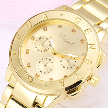 2016 Hot Sale Lvpai Gold Silver Women Dress Watch Luxury Stainless Steel Sport Quartz Jewelry Electronic