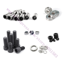 3D printer Prusa Mendel i2 dedicated hardware KIT reprap bolts nuts washer + Bearing sets-(608ZZ+LM8UU Linear Bearings)