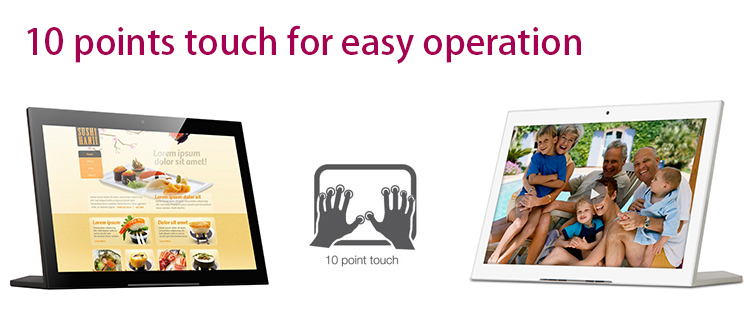 Multi-touch for easy operation