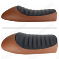 motorcycle Black Brown Hump Custom Cafe Racer Seat Vintage Saddle For Honda CB350 CB450 CB750