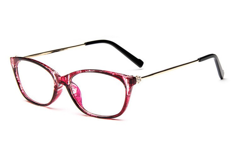 Vintage Grade Diamond Eyeglasses Eyewear Frames Women Eye Glasses Frames For Women Lady degree Optical eyeglass spectacle frame (18)
