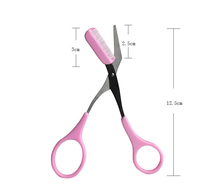 New Face Care Cosmetics Beauty Nail Tool Multifunction False Eyelashes Eyebrow Stainless Auxiliary Scissors Knife Small