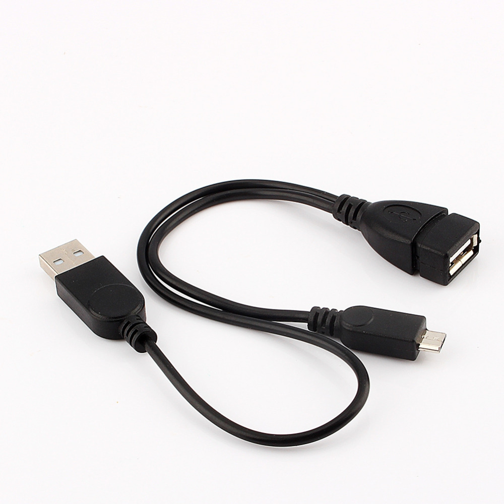 USB power Male to USB Male Female Adapter Host Cable OTG For Camera Phone Mp3 Tablet PC