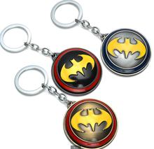 The movie Batman can rotate around the hot alloy key buckle aliexpress rotating accessories wholesale trade