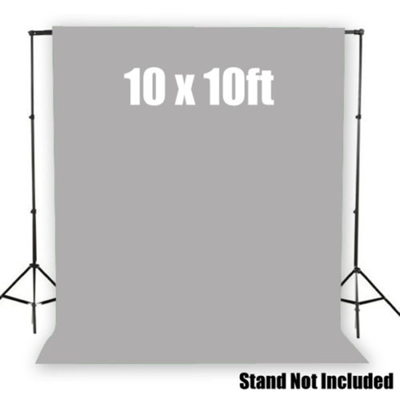 10'X10' Photography Gray  Muslin Backdrop  Photo Studio Background 100% Cotton 3x3m