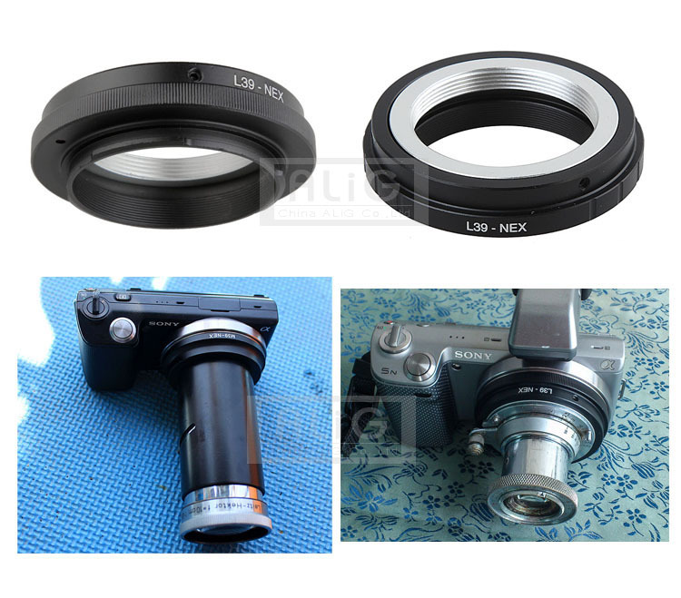 L39-NEX Lens Adapter Lei,ca L39 M39 lens to S0NY E-mount NEX, Camera body A7 A7R A5000 A6000 NEX3 NEX5 5N 5R 7 F5