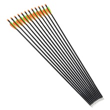 Free Shipping 12pcs pack Spine400 32inch Fiberglass Arrows For Recurve Bow Compound Bow Arrow with Protect