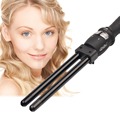 Ceramic Styler 110V 240V 2 Triple Barrel Waver Hair Curler and Curling Iron Curling Wand Curl
