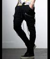 HOT 2016 New plus size Men s clothing zipper casual harem pants boot cut jeans non