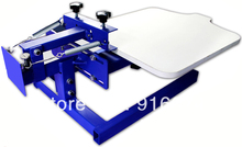 FAST and FREE shipping! New 1 Color Simple Screen Printing Press with Removable Pallet t-shirt printer equipment carousel