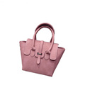 Ladylike High Quality Handbag 2016 New Fashion Women Solid Color Plain Bag Belt Buckle Closure Designer